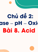 Bài 8. Acid